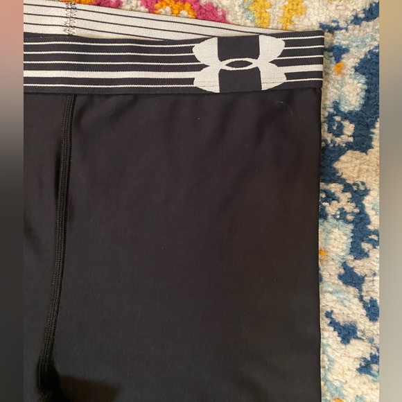 SOLD! Under Armour HeatGear Compression Mid Rise Active Shorty Shorts S - Picture 6 of 15